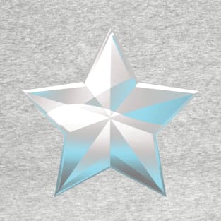 Demiboy Pride Faceted Star Design T-Shirt